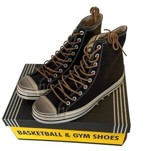 Hood Mitchell & Ness 1955 Conference High Cut Sneakers Size 8 Men's New in Box!